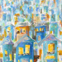 Blue-Houses